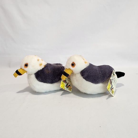 Wild Republic Other - Wild Republic Audubon Birds California Gull Plush Set of 2 Waters Edge SOUND!